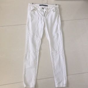 Low-Rise TinselTown White Jeans